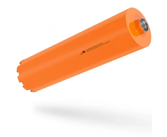 Коронка алмазная 52х450 R 1 ¼'' - 5 сегментов БАКАУТ