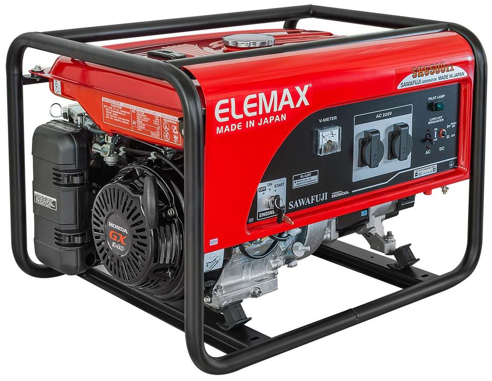 Генератор бензиновый ELEMAX SH6500EX-RS (5,0 кВт)