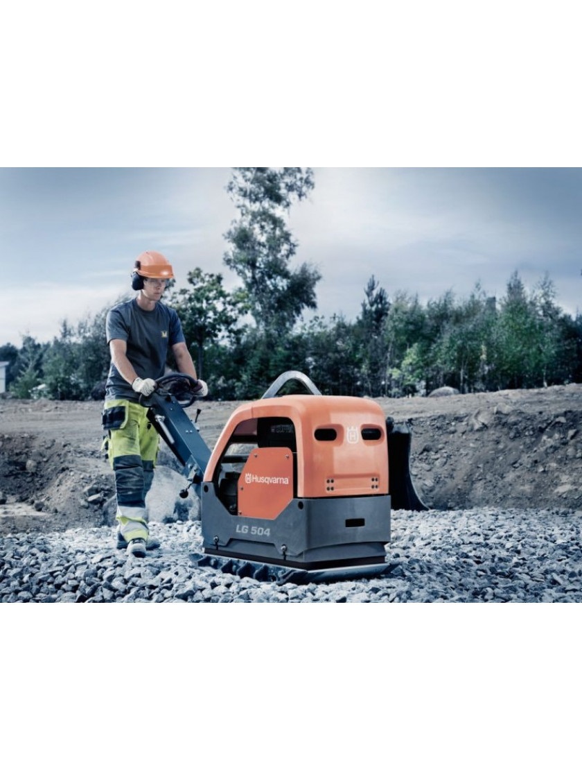 Виброплита реверсивная дизельная Husqvarna LG 504 DEW (499 кг), изображение 3