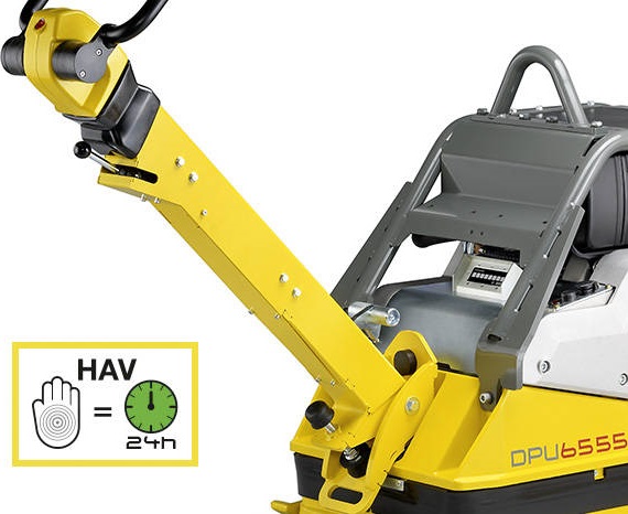 Виброплита реверсивная дизельная Wacker Neuson DPU 6555 Hehap(530кг), изображение 2