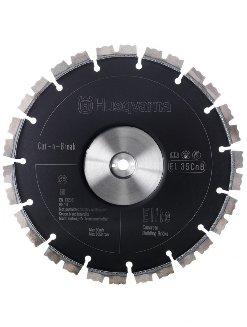 Набор алмазных дисков Cut-n-Break EL35 CnB HUSQVARNA + крепеж