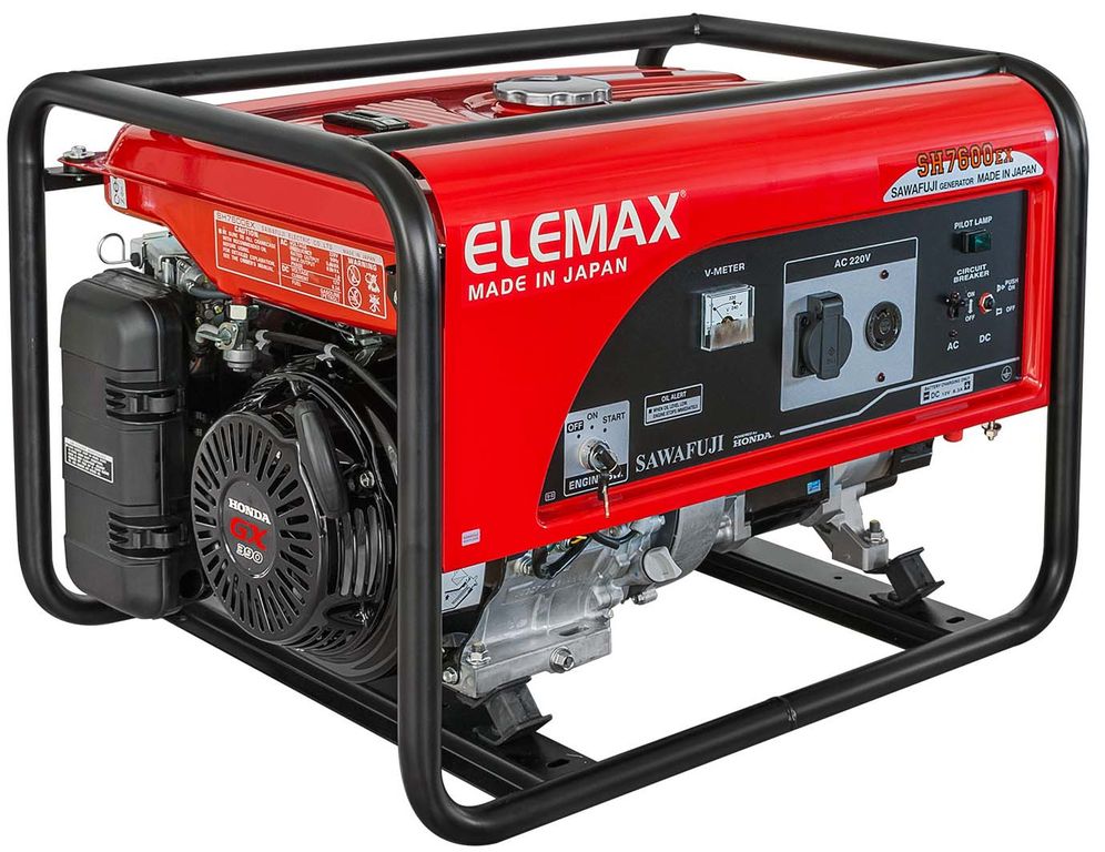 Генератор бензиновый ELEMAX SH7600EX-R (5,6 кВт)