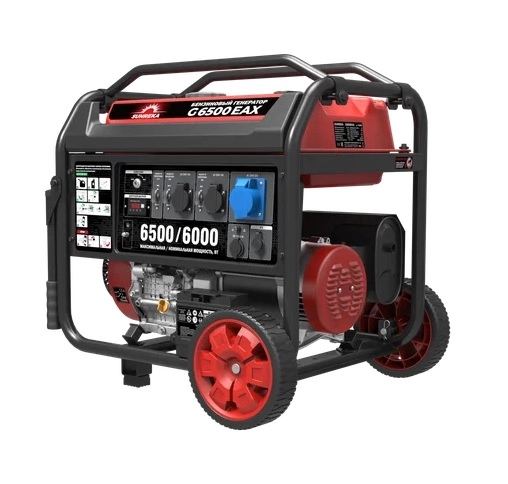 Генератор бензиновый SUNREKA G6500EAX (6,0 кВт)