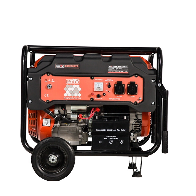 Генератор бензиновый BISON BS6500EP (5,0 кВт), изображение 1