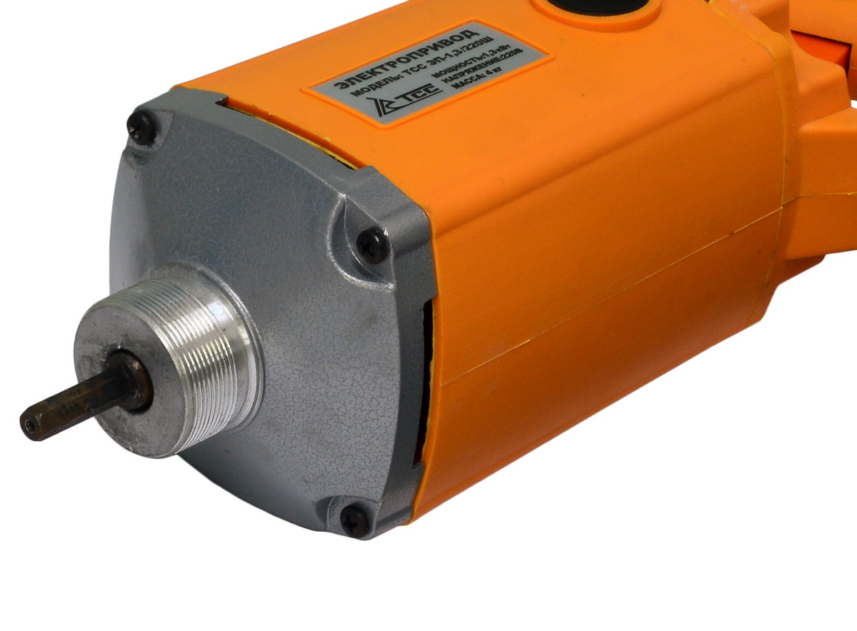 Привод к модульному погружному вибратору ТСС ЭП-1.3/220 Ш с УЗО (резьба левая), изображение 1