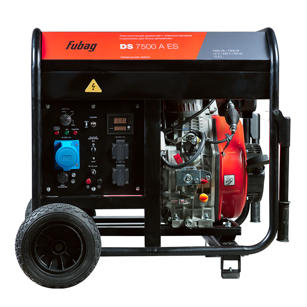 Генератор дизельный FUBAG DS 7500 A ES (7,0 кВт), изображение 3