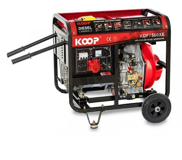 Генератор дизельный KOOP KDF7500XE (5,0 кВт)