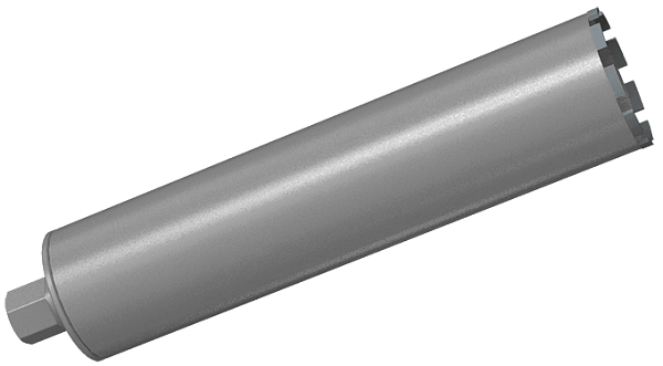 Коронка алмазная 132х450 R 1 ¼'' - 10 сегментов BC H99 Economic АДЕЛЬ