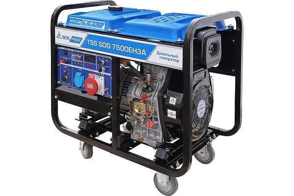 Генератор дизельный ТСС SDG 7500EH3A с АВР (7,0 кВт)