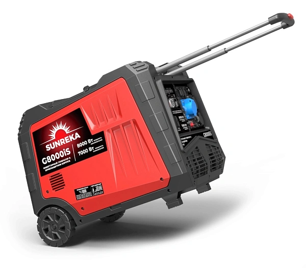 Генератор бензиновый инверторный SUNREKA G8000iS (7,0 кВт)