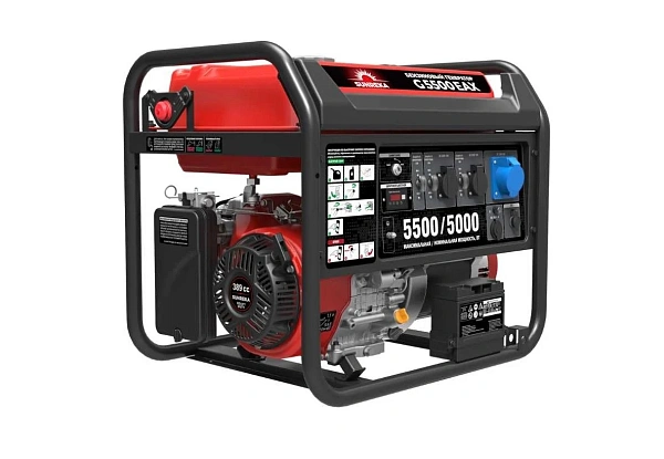 Генератор бензиновый SUNREKA G5500EAX (5,0 кВт)