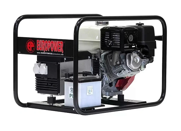 Генератор бензиновый EUROPOWER ЕР 6000 E (5,4 кВт)