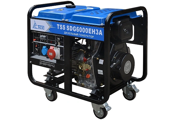 Генератор дизельный ТСС SDG 6000EH3A с АВР (6,0 кВт)