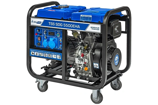 Генератор дизельный ТСС SDG 5500EHA (5,0 кВт)