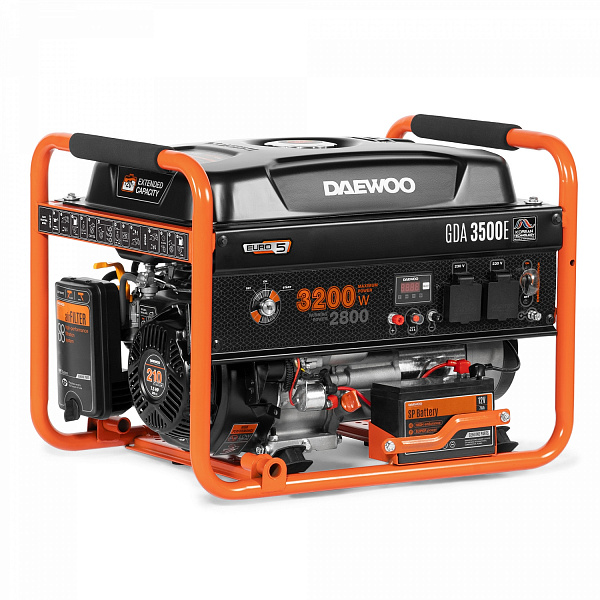 Генератор бензиновый DAEWOO GDA 3500E (2,8 кВт)