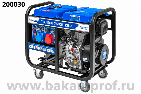 Генератор дизельный ТСС SDG 7500EH3UA (7,0 кВт)