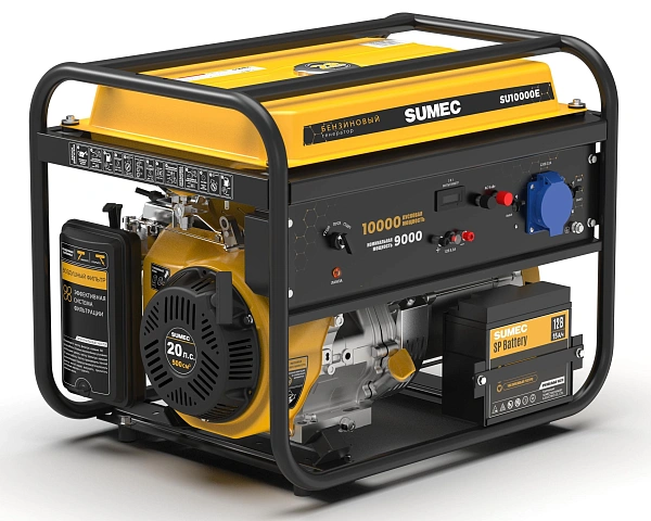 Генератор бензиновый SUMEC SU10000E (9,0 кВт)