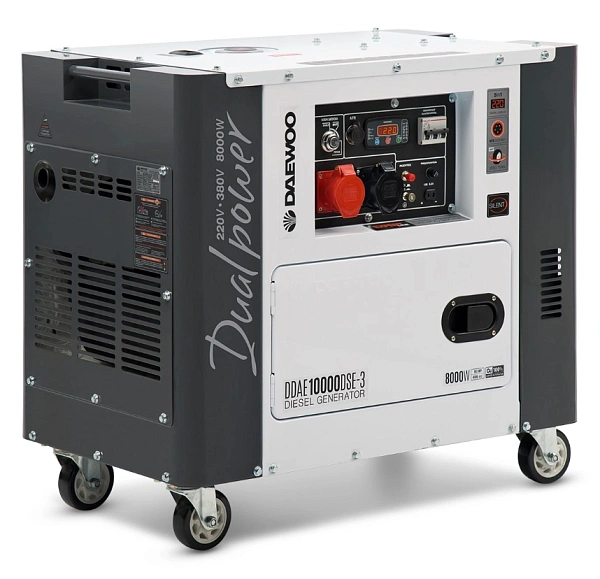 Генератор дизельный DAEWOO DDAE 10000DSE-3 (7,2 кВт)