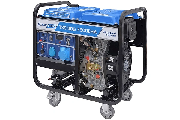 Генератор дизельный ТСС SDG 7500EHA с АВР (7,0 кВт)