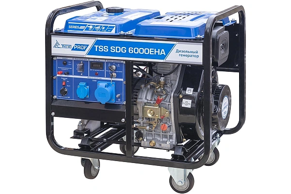 Генератор дизельный ТСС SDG 6000EHA с АВР (6,0 кВт)