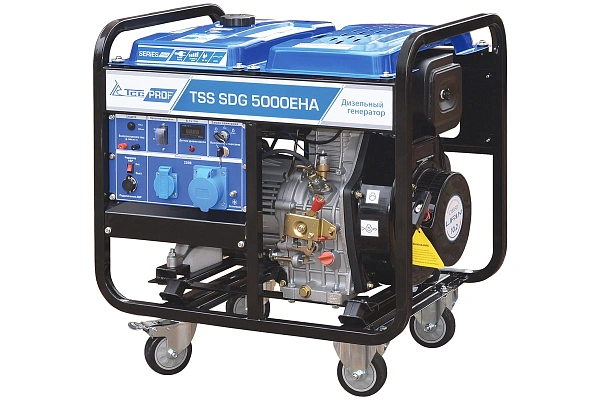 Генератор дизельный ТСС SDG 5000EHA с АВР (5,0 кВт) 077012